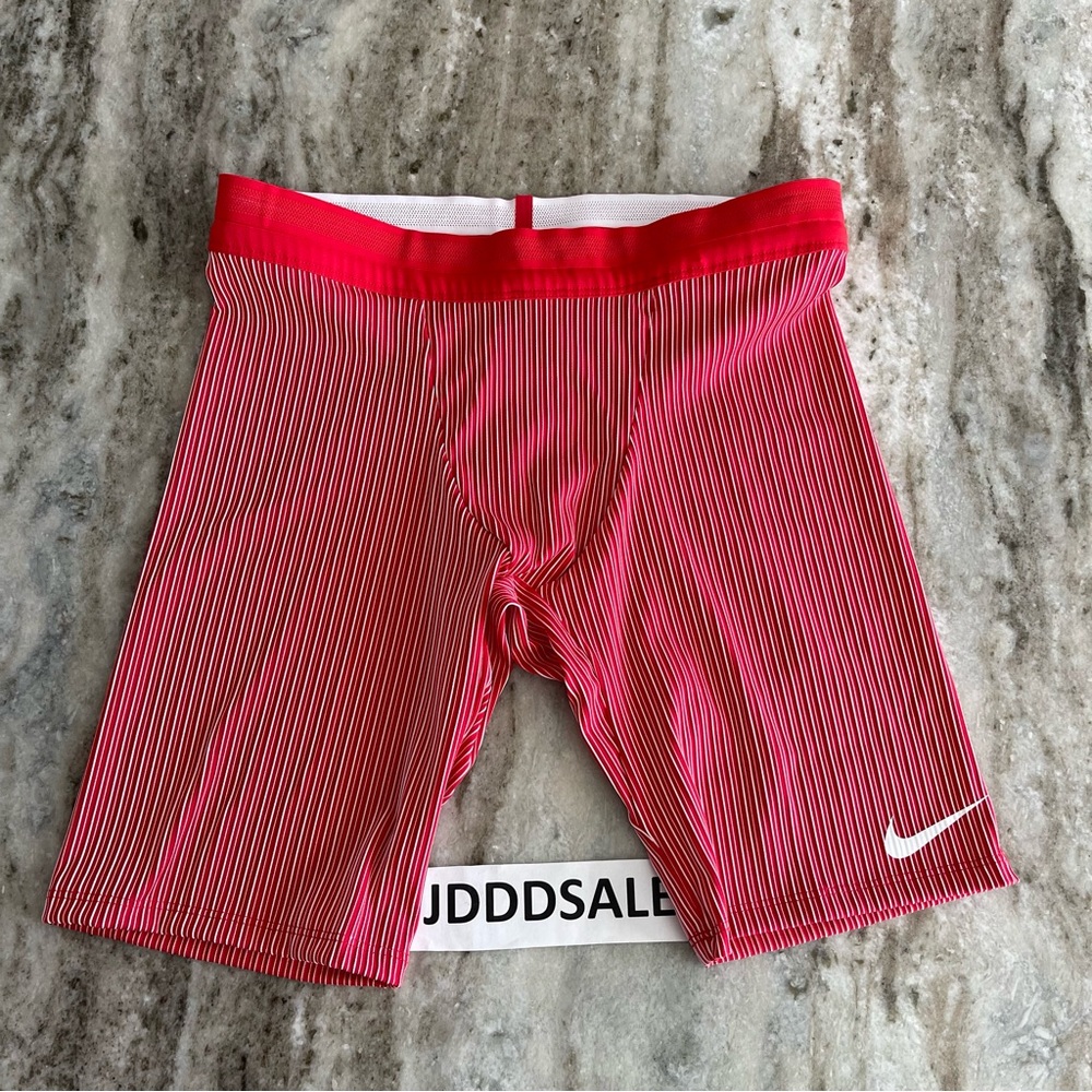 Nike Pro Elite 1/2 Tights Red Track Field Made In USA AO8152-657 Men’s Sz XL NEW